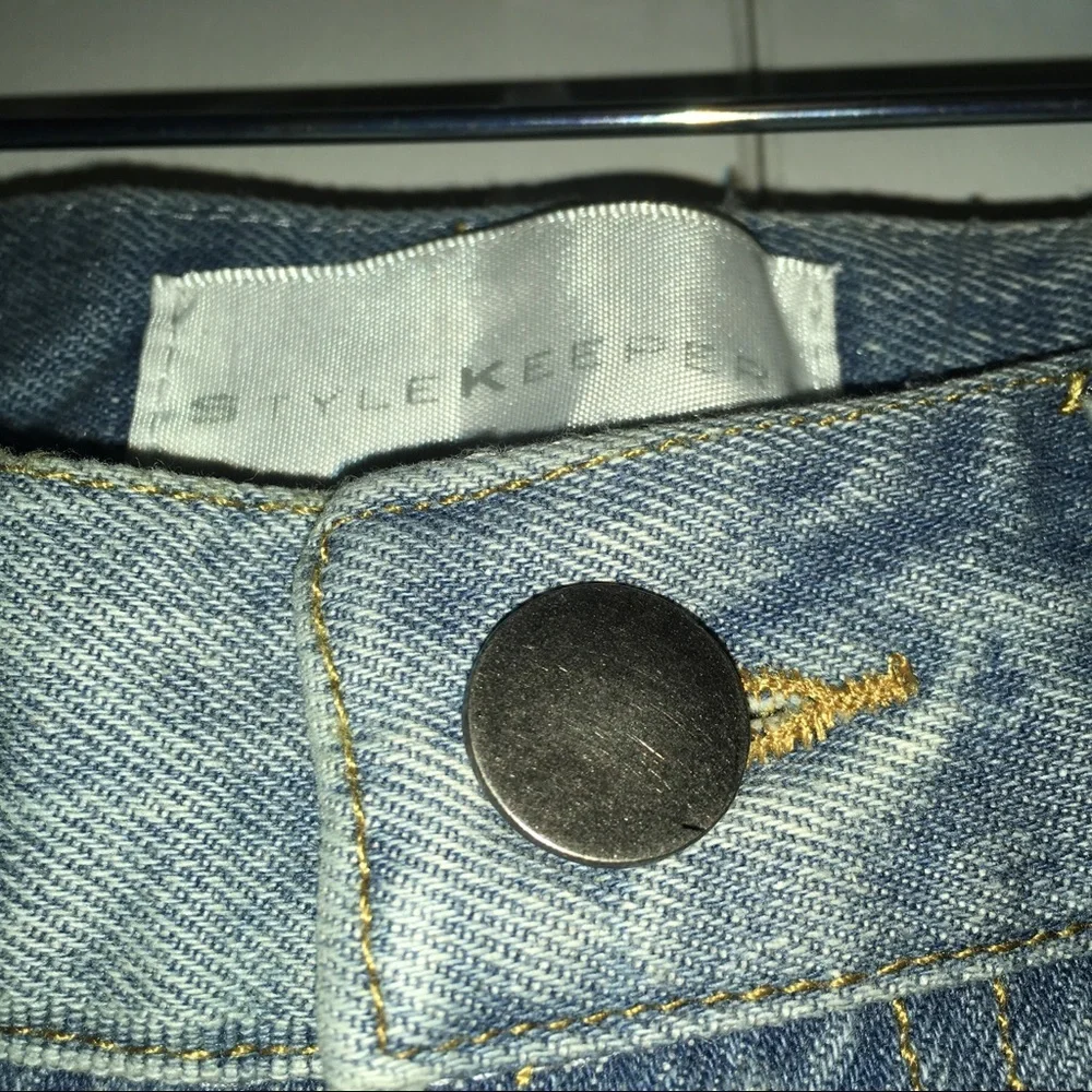 NWT StyleKeepers Midi Denim Skirt XSmall